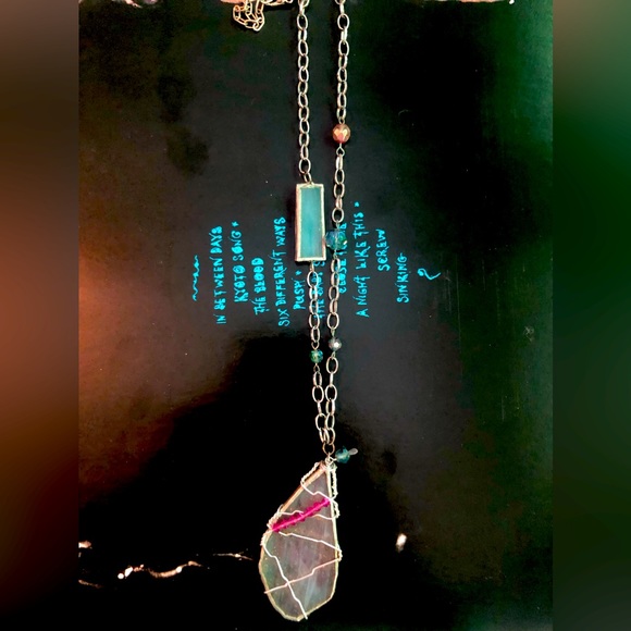 Handmade Necklace Fairy Wing - Picture 1 of 4